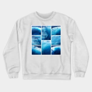 Aquamarine deep crystal waters Crewneck Sweatshirt